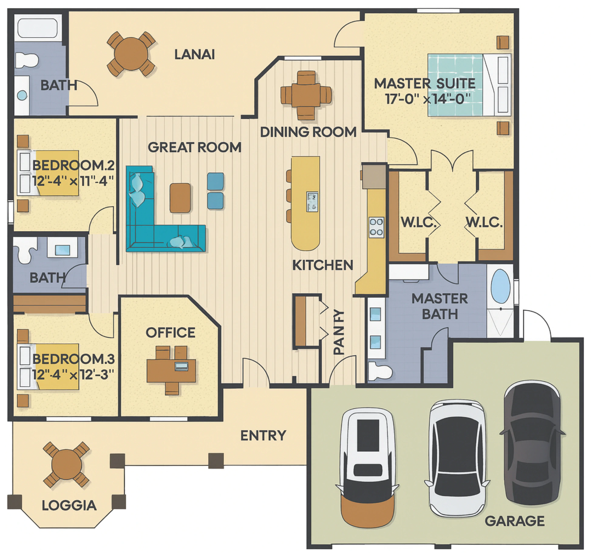 Boca Grande Floor Plan